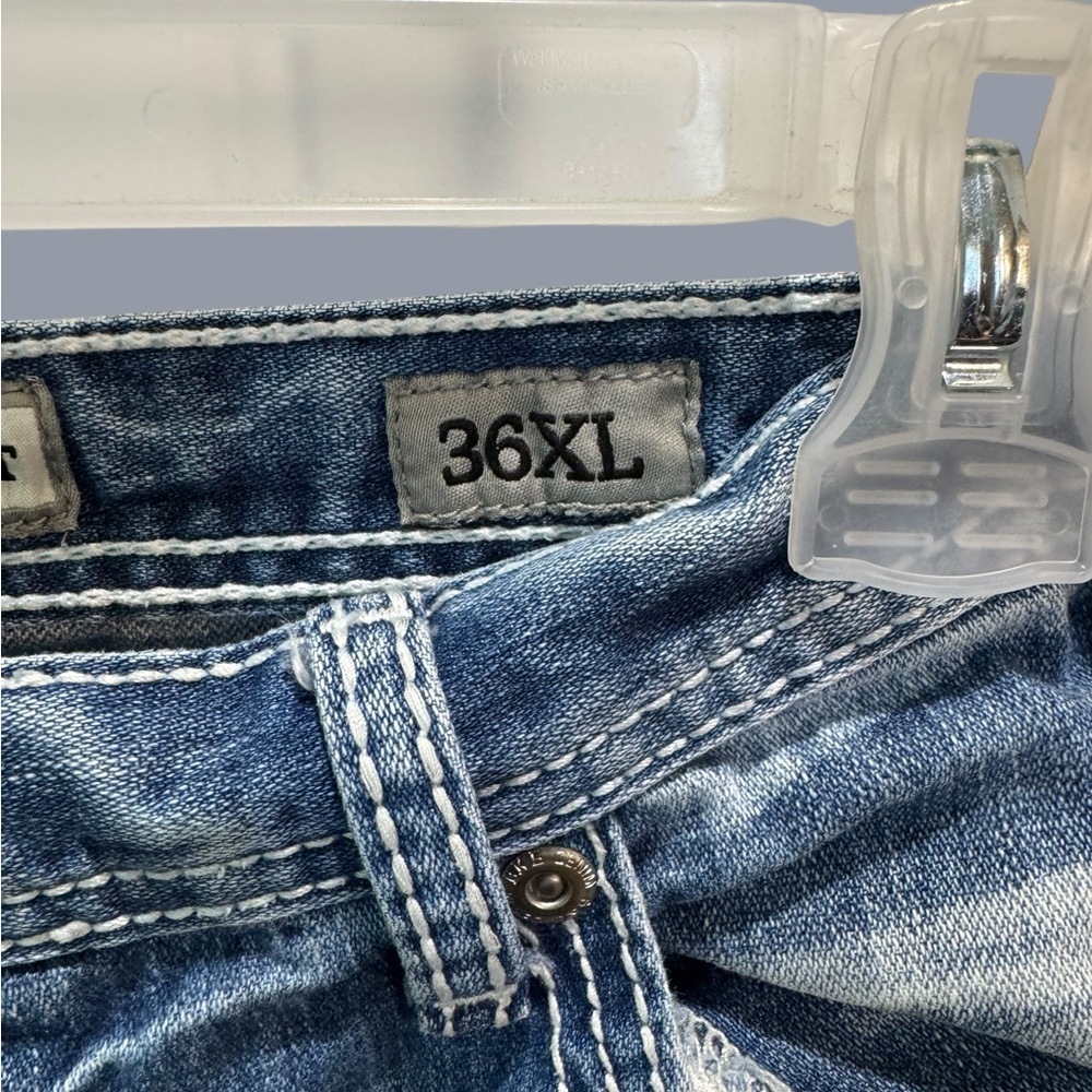 BKE Light Blue Straight Leg Jeans Size 36XL - Picture 5 of 6